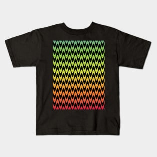 Psychedelic Rainbow Pattern Kids T-Shirt